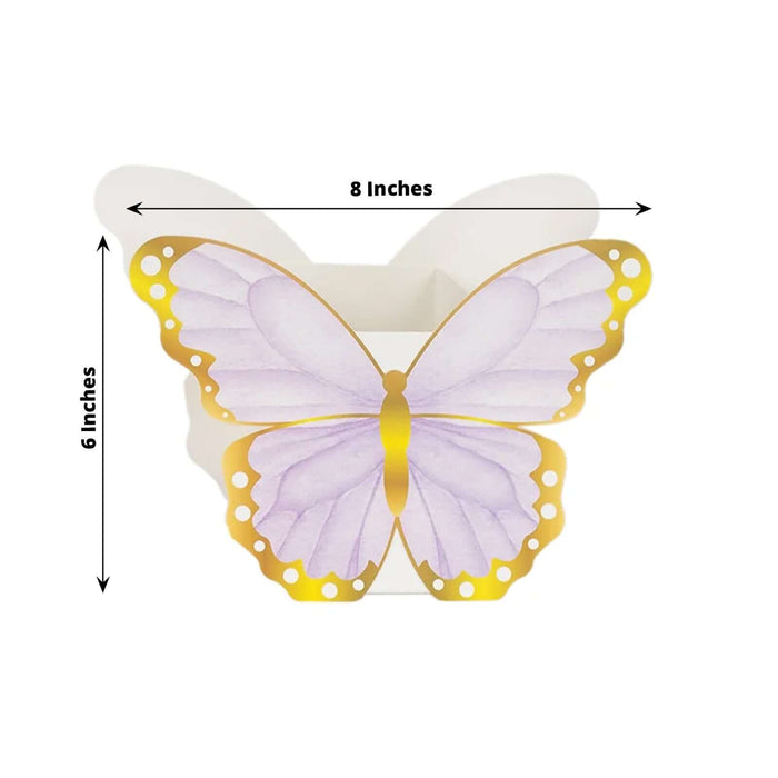 Butterfly-themed decorative box measuring 8x6 inches.