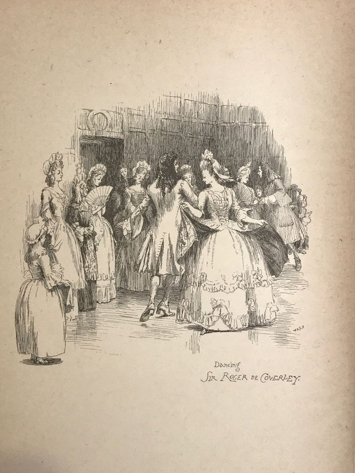 1886 ~ DAYS WITH SIR ROGER DE COVERLEY, Illustrated by Hugh Thomson, 1st / 1st
