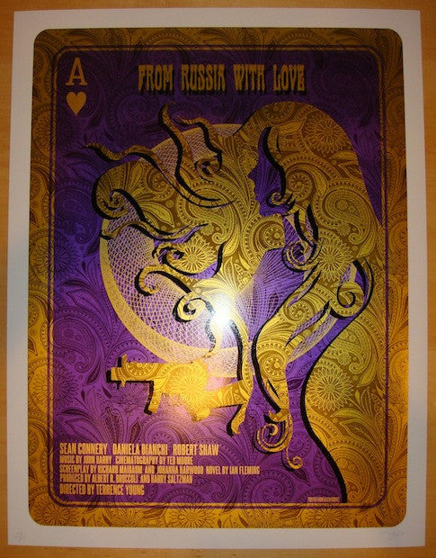 2012 "From Russia With Love" - Movie Poster by David O'Daniel