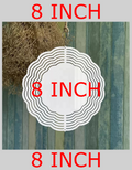 8 inch Scallop wind Spinner - bulk price options