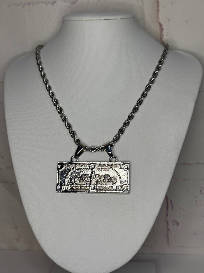 Silver Hundo Big Bill Chain