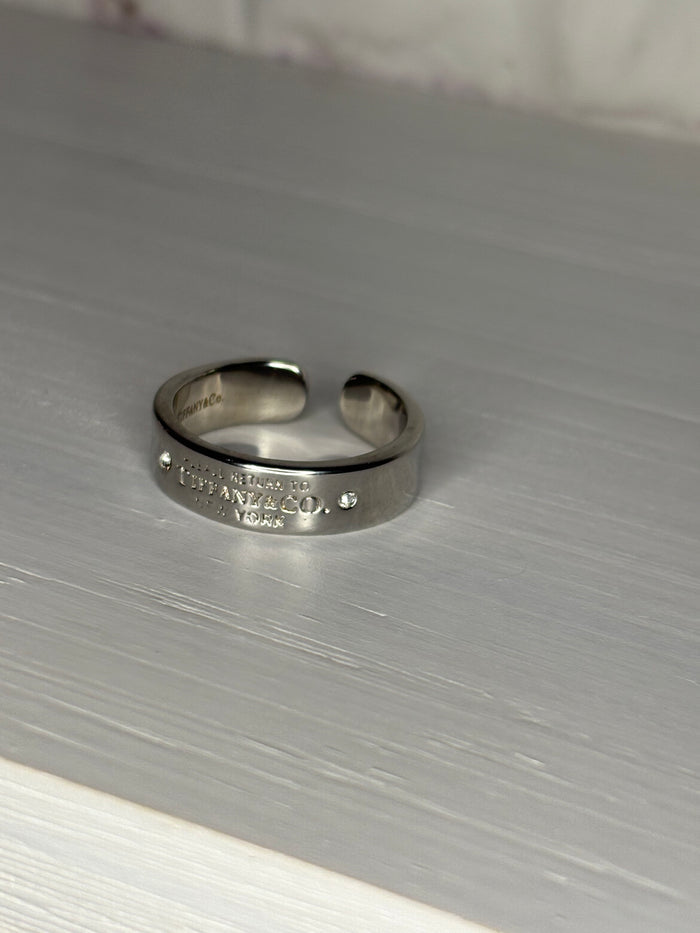 Silver Tif&Co rign