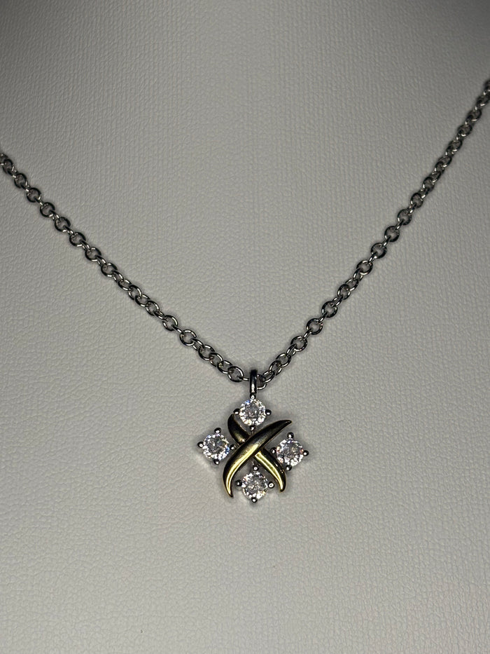 Hex T & C Diamond Necklace