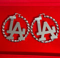 Silver LA Hoops