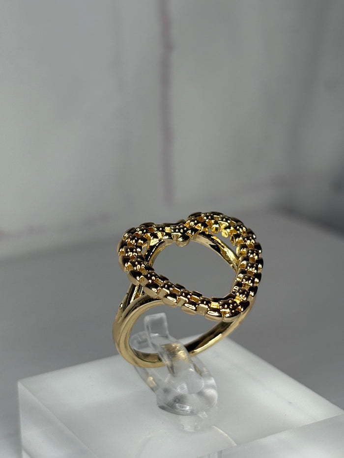 Rolly Heart Ring