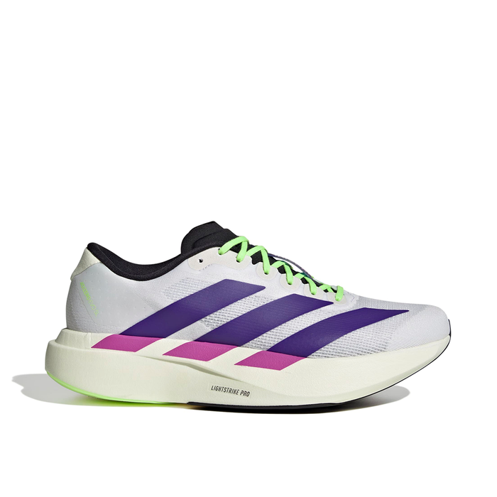 Adizero Evo SL 'White Purple Lime Burst'