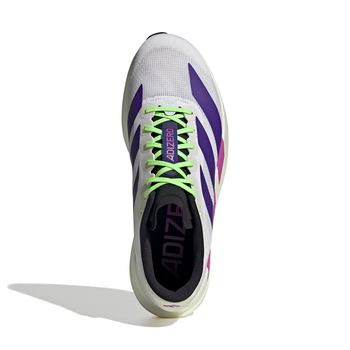 Adizero Evo SL 'White Purple Lime Burst'