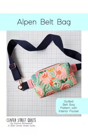 Alpen Belt Bag  -- Center Street Quilts