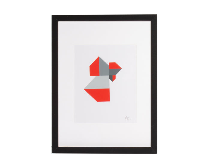 Anton Stankowski 1995 “Konstruktion and Intuition” Serigraph Print