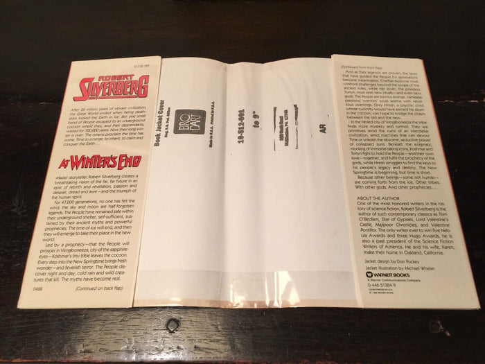 AT WINTER'S END Robert Silverberg First Edition First Printing HC/DJ 1988 SIGNED