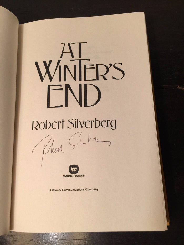 AT WINTER'S END Robert Silverberg First Edition First Printing HC/DJ 1988 SIGNED