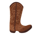 Brown Cowboy Boot 16" x 12" Hooked Wool Throw Pillow with Polyfill