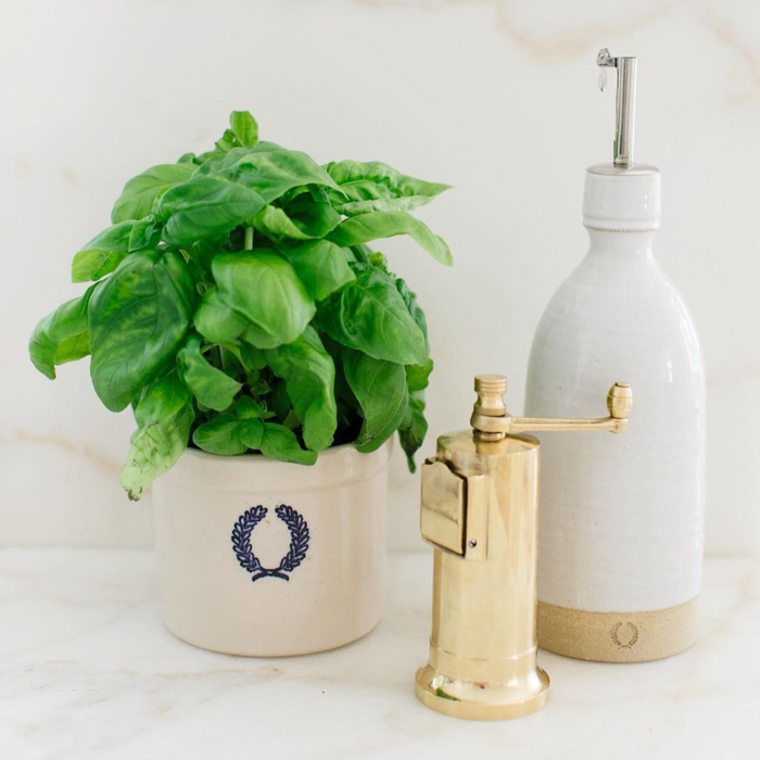 Chef's Mate Brass Pepper Mill