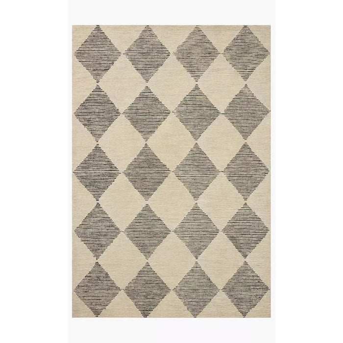 Chris Loves Julia Francis Beige/Charcoal Rug - Chapin Furniture