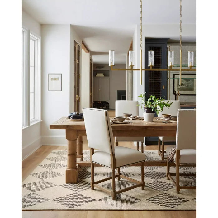 Chris Loves Julia Francis Beige/Charcoal Rug - Chapin Furniture