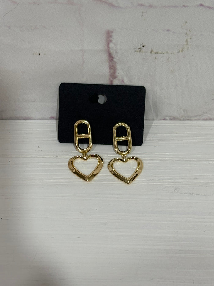 Clip Heart Earrings
