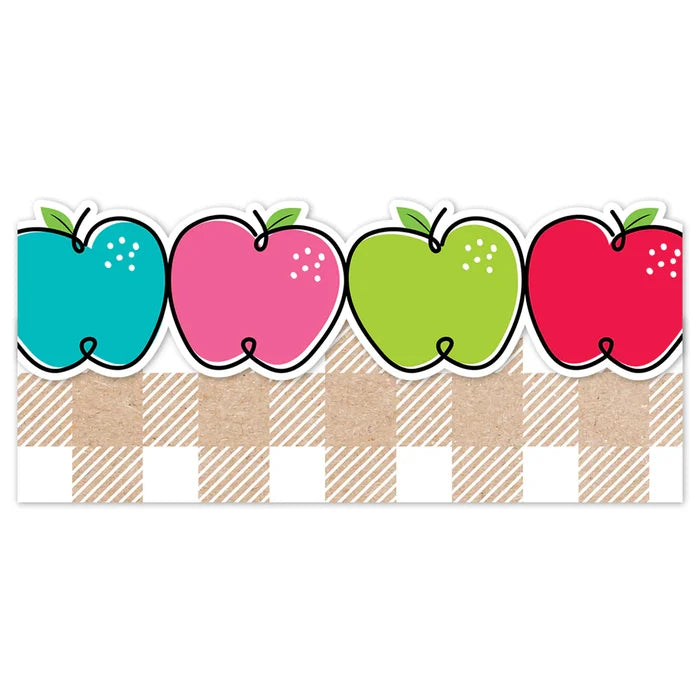Creative Teaching Krafty Pop Kraft Buffalo Check EZ Border (CTP 10905)