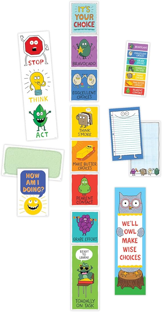 Creative Teaching So Much Pun Behavior Clip Chart, 20 Pieces (CTP 8446)