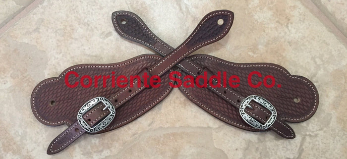 CSSPUR 100 Thicker Basket Spur Straps - Corriente Saddle