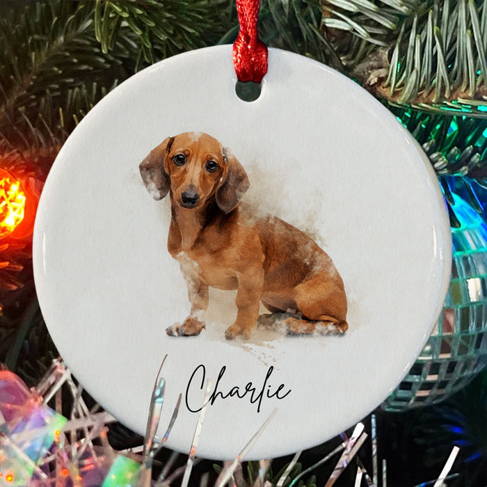 Dachshund Ornaments | Custom Dog Ornaments