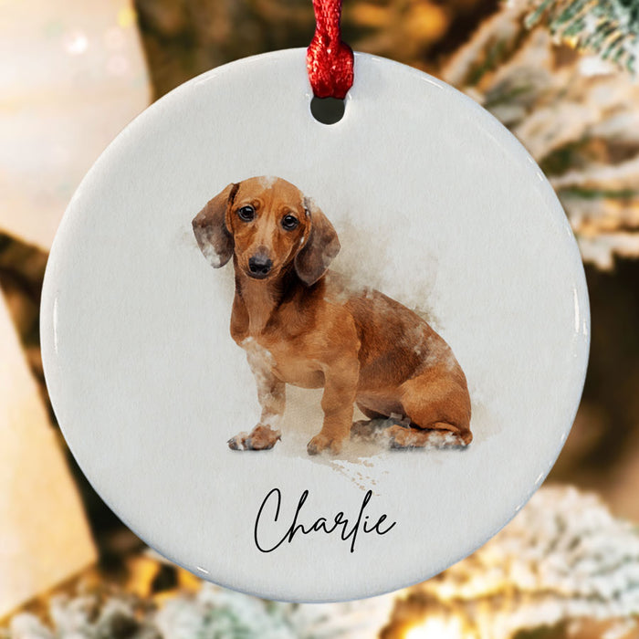 Dachshund Ornaments | Custom Dog Ornaments