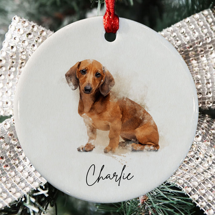 Dachshund Ornaments | Custom Dog Ornaments