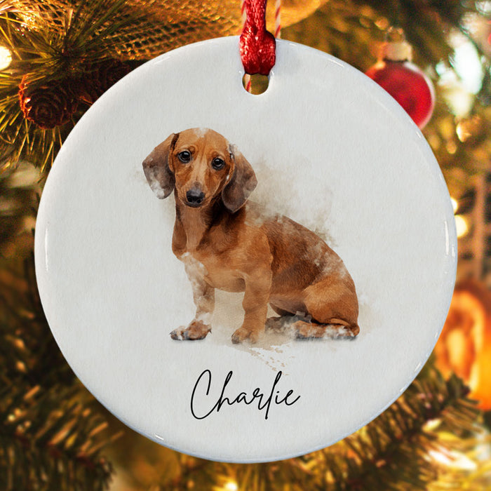 Dachshund Ornaments | Custom Dog Ornaments
