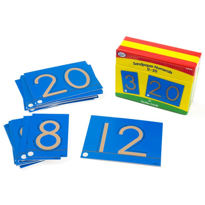Didax Sandpaper Numerals 0-20 (DD 211211)