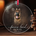 Dog Memory Ornament | Custom Dog Memorial Photo Ornament