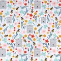 Double Sided Cotton Blanket - Bee Happy Calico Cotton
