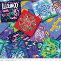 Double Sided Cotton Blanket - Colors of Kindness™ Card Toss Multi Cotton
