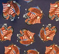 Eagles Patriotic Motorcycle Cotton Fabric