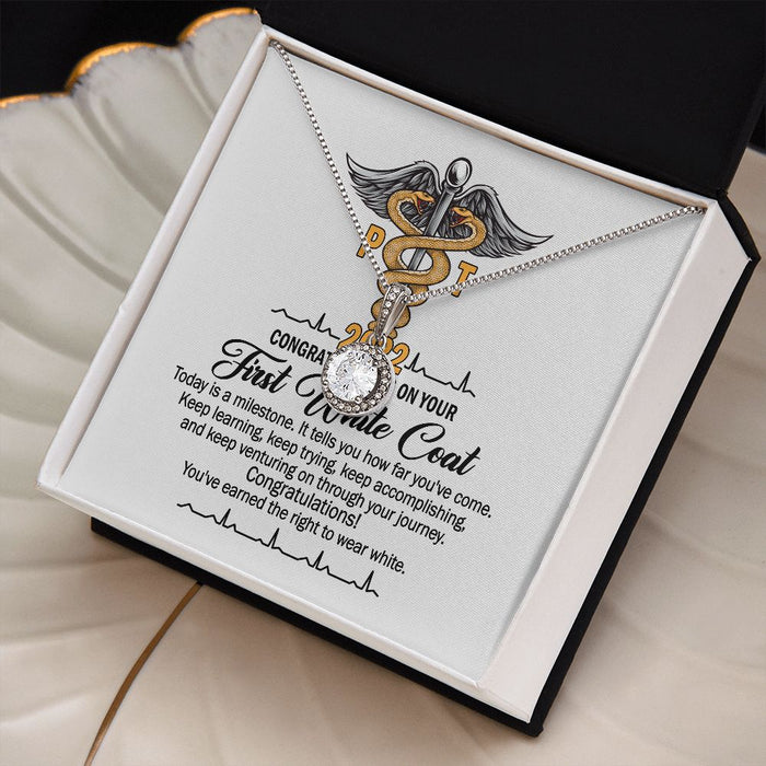 First White Coat Ceremony Physical Therapy School Student PT 2022 Eternal Hope Necklace Gifts