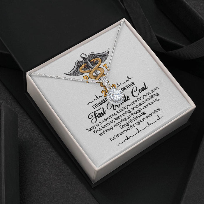 First White Coat Ceremony Physical Therapy School Student PT 2022 Eternal Hope Necklace Gifts