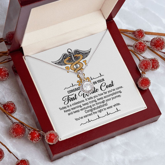 First White Coat Ceremony Physical Therapy School Student PT 2022 Eternal Hope Necklace Gifts