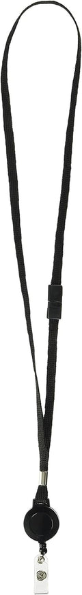 GBC BadgeMates Breakaway Lanyard Retractable Reel Combination, Pack of 30 (3748106)