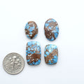 Discover the beauty of Natural Golden Hills Turquoise—prized for its icy blue tones, golden matrix, and exceptional quality. Ideal for artisan jewelry designs.