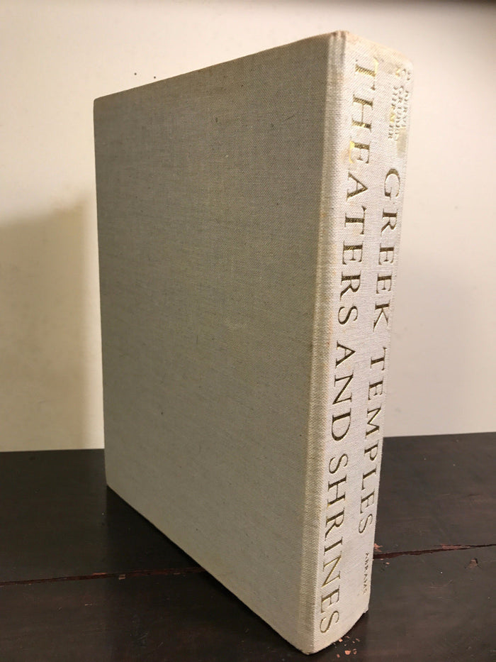 GREEK TEMPLES, THEATRES AND SHRINES, H. Berve 1st Ed HC/DJ 1962 TIPPED-IN PLATES