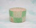 Green and Brown Checkerboard Planter