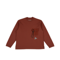 Heavy Cotton Pocket LS Tee 'Red'