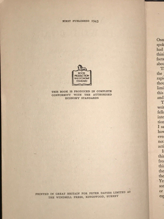 HELEN MEARS — YEAR OF THE WILD BOAR, 1st/1st 1943, LONDON — Life in JAPAN