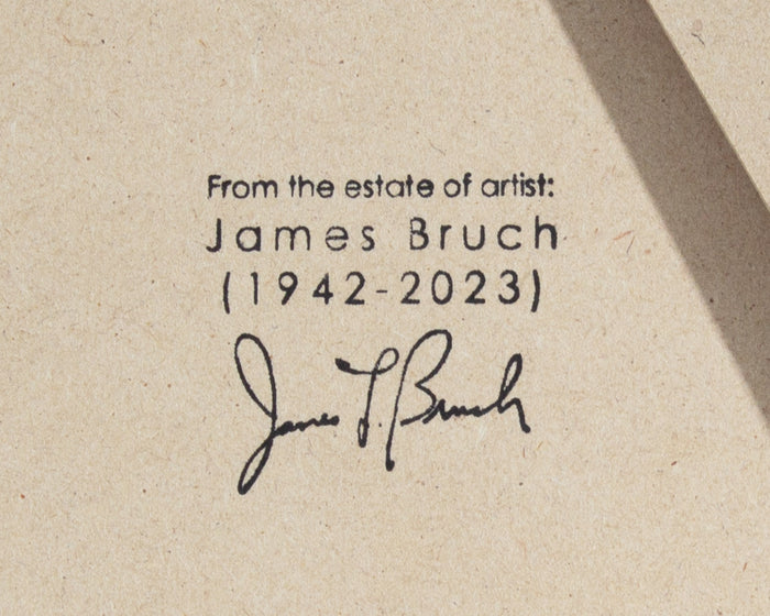 James L. Bruch 1960s Mixed Media Drawing