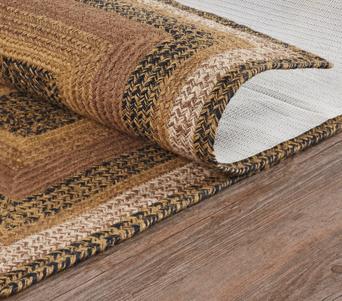 Kettle Grove Jute Rug/Runner Rect w/ Pad 24x96