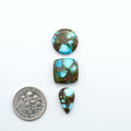 Kingman Turquoise Cabochons are a staple in the jewelry industry, known for their stunning blue-green color. Perfect for necklaces, earrings, and more!
