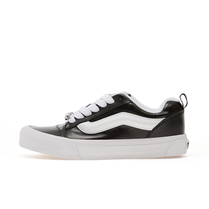 Knu Skool 'Metallic Leather Black'