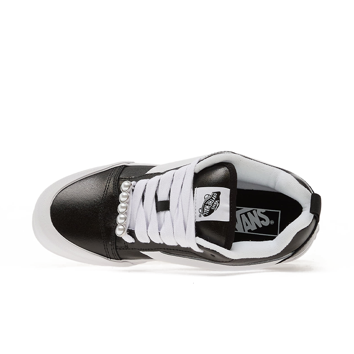 Knu Skool 'Metallic Leather Black'
