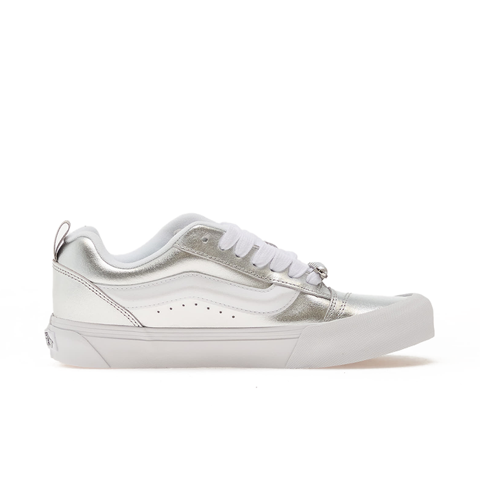 Knu Skool 'Metallic Leather Silver'