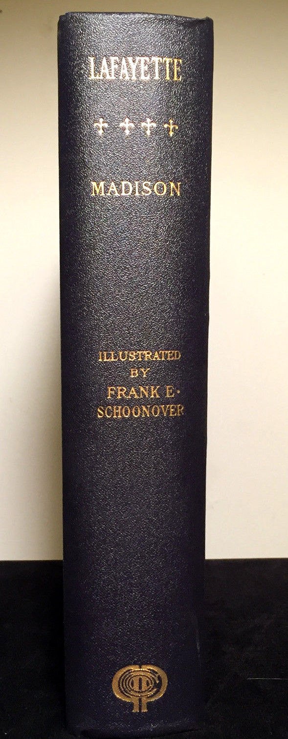 LAFAYETTE Lucy F. Madison, Illustrations F. Schoonover, 1st/1st 1921 HC w/ BOX