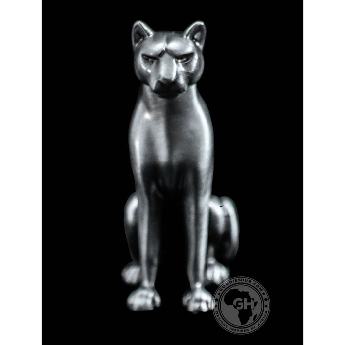 Lioness sitting Pewter Sculpture