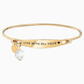 LIVE WITH ALL YOUR HEART ID BA 14K YGM/L